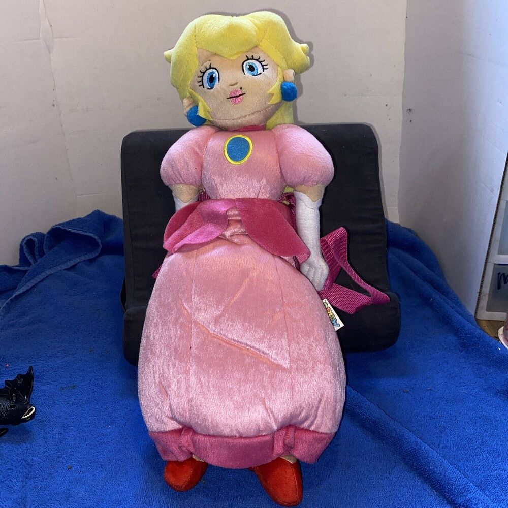 Princess Peach Plush Kid's Backpack